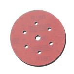 Red Abrasive Hookit Disc Dust Free 6 inch P180 Grit
