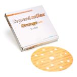 KOVAX Super Assilex 193-1580 15 Hole Hook & Loop 6 in. 1200 Grit Orange Sanding Disc (25 ct)